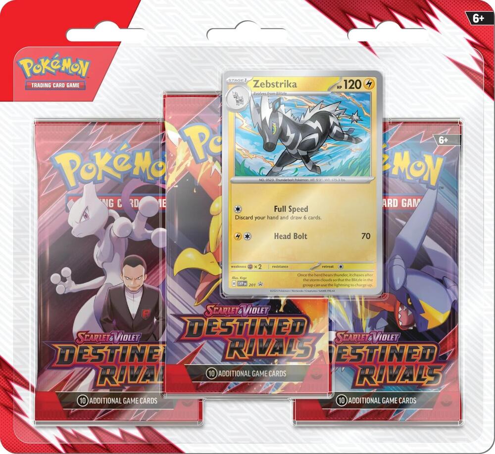 (ING) Blister Triplo Escarlate e Violeta 10 - Rivais Predestinados - Zebstrika