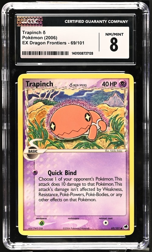 CGC 8 Trapinch - EX Dragon Frontiers - 69/101 (2006)