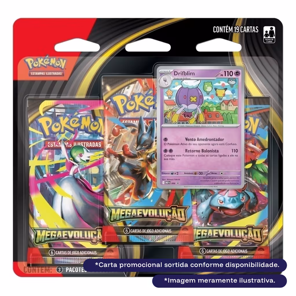 (PT-BR) Blister Triplo Megaevolução 1 - Megaevolução