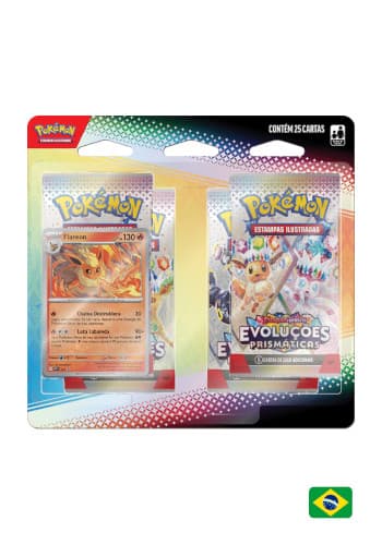 (PT-BR) Blister Quádruplo Escarlate e Violeta 8.5 - Evoluções Prismáticas