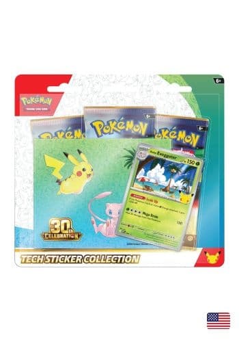 (ING) Blister Triplo Tech Sticker - Celebração de 30 Anos - Exeggutor de Alola
